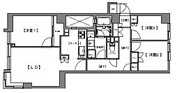インプルーブ西早稲田 1階3LDKの間取り