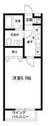 アルテ・K 1Kの間取図画像