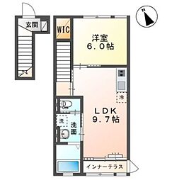 グランルミエール 1LDKの間取図画像