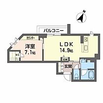 ＭＩＫＥＥＬ　ＳＥＮＤＡＩ　ＧＯＲＩＮ 203 ｜ 宮城県仙台市宮城野区五輪２丁目13-1（賃貸マンション1LDK・2階・51.32㎡） その2