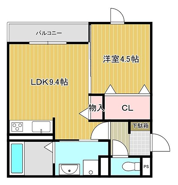 Ｓｏａｖｉｔａ南薫西 105｜福岡県久留米市南薫西町(賃貸アパート1LDK・1階・34.76㎡)の写真 その1