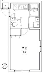 ＶＩＬＬＡ関町北 1階1Kの間取り