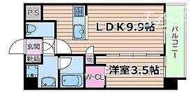 アウラ吹田元町  ｜ 大阪府吹田市元町（賃貸マンション1LDK・4階・32.85㎡） その2