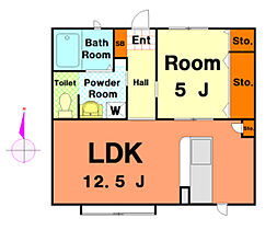 東京都八王子市中野町2146-1（賃貸アパート1LDK・2階・42.42㎡） その2