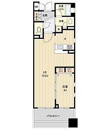 HF銀座レジデンスEAST 1LDKの間取図画像