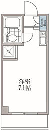 PARKTERRACE相模原 ワンルームの間取図画像