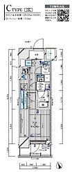 MAINSTAGE船堀 1Kの間取図画像