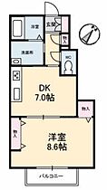 ＢＥＬ・ＰＯＳＴＯ（ベルポスト） A0103 ｜ 鳥取県米子市上後藤５丁目13-21（賃貸アパート1DK・1階・39.52㎡） その2