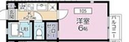 キャメル与野本町 1階1Kの間取り