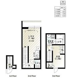 間取図画像 1LDK