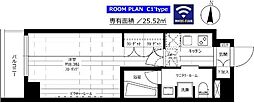 ステージグランデ新中野アジールコート 1Kの間取図画像