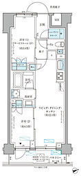 パークアクシス文京本郷 1SLDKの間取図画像