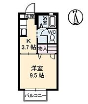 インペリアル　Ａ棟 A0101 ｜ 鳥取県米子市皆生新田２丁目5-5（賃貸アパート1K・1階・28.21㎡） その2