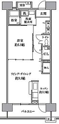 T'sgarden清瀬 1LDKの間取図画像