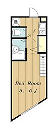 Stage上鶴間本町 2階1Kの間取り