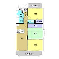 リバティハウス西築地 101 ｜ 熊本県玉名市築地（賃貸マンション3LDK・1階・65.60㎡） その2