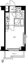 ルーブル住吉 1Kの間取図画像
