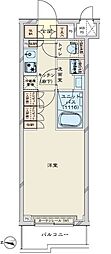 ルーブル川崎鷺沼 1Kの間取図画像