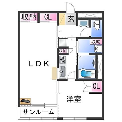 レオパレスコラッジオ_間取り_0