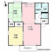 フレグランスリバティー　Ａ棟 A0201 ｜ 福岡県那珂川市今光５丁目36（賃貸アパート2LDK・2階・54.81㎡） その2