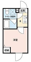 STAYGOLDEgota 1Kの間取図画像