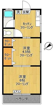 清川ハイツ_間取り_0