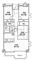ラ.エスペランサ 2SLDKの間取図画像