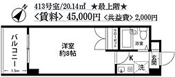 PLENDY淵野辺 1Kの間取図画像