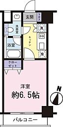 東京メトロ半蔵門線 神保町駅 徒歩1分の賃貸マンション 4階1Kの間取り