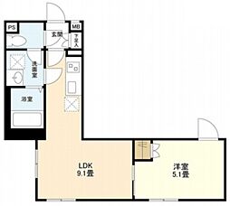 間取図画像 1LDK