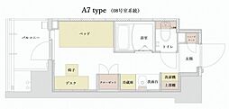 かわしん百合丘ビル ワンルームの間取図画像