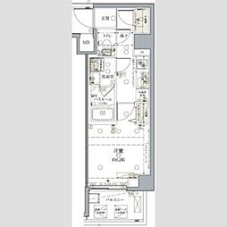 CREVISTA板橋ときわ台 1Kの間取図画像