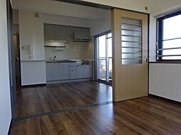 風流の丘 2階3DKのリビング/ダイニング