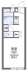 レオパレスプラム 1Kの間取図画像