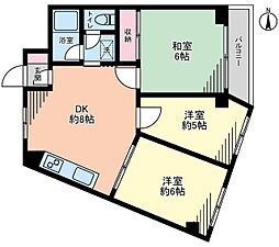 光和壱番館 3LDKの間取図画像