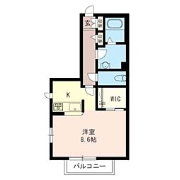 BrightStone ワンルームの間取図画像
