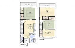 ピースフル柳瀬 3SLDKの間取図画像
