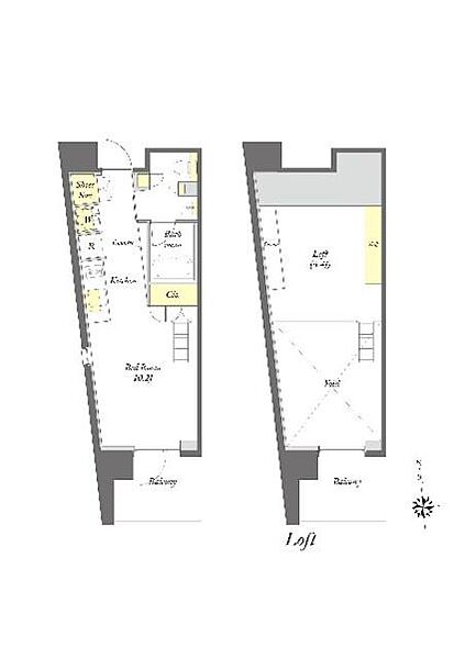 プライムメゾン早稲田通り 00905｜東京都新宿区早稲田町(賃貸マンション1R・9階・26.44㎡)の写真 その2