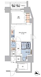 ボヌールステージ笹塚 1DKの間取図画像
