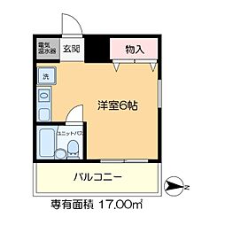 間取図画像 ワンルーム