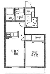 シャトレット・ド・マティネ 1LDKの間取図画像