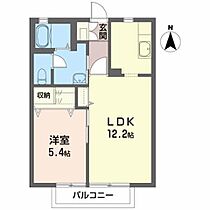 メゾン花巧房Ｄ 202 ｜ 宮城県仙台市宮城野区福室３丁目15-26-3（賃貸アパート1LDK・2階・41.20㎡） その2