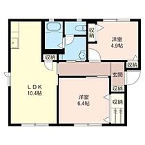 ルーチェ 00101 ｜ 神奈川県綾瀬市上土棚中４丁目10-29（賃貸アパート2LDK・1階・51.75㎡） その2