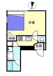 FLレジデンス浅草 1Kの間取図画像