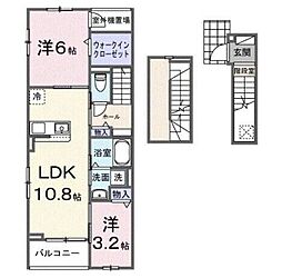 Arcadia 智 2LDKの間取図画像