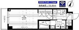 グランドコンシェルジュ大森本町1アジールコート 1Kの間取図画像