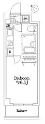菱和パレス世田谷桜新町 1Kの間取図画像