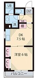 間取図画像 1DK