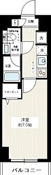 REXZY西川口AZ3 1Kの間取図画像