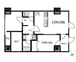 COCOハウス西葛西 1LDKの間取図画像
